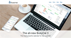 Desktop Screenshot of busycal.com